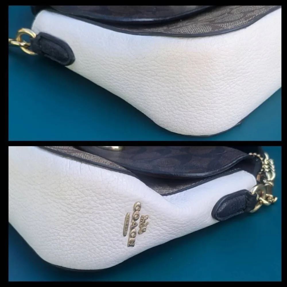 Coach Marlie Top Handle Satchel In Blocked Signature Canvas. C1563 - Picture 6 of 10